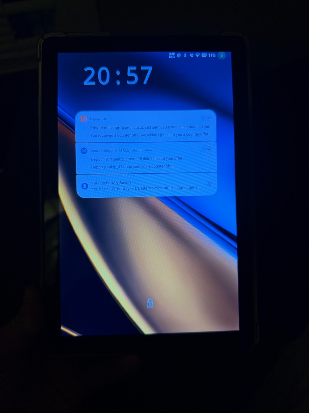 Android tablet TAB P10 like new